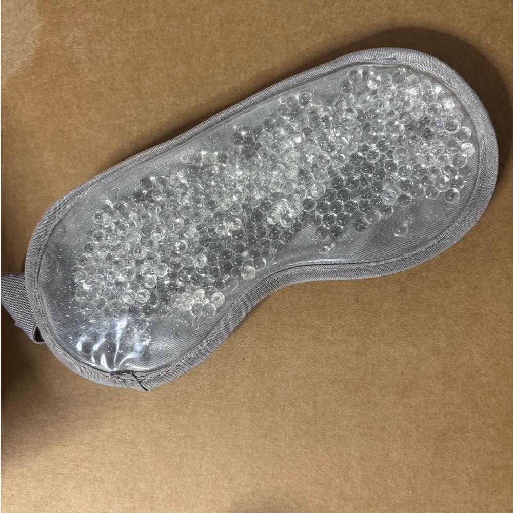 Gray Gel Bead Eye Mask new in bag